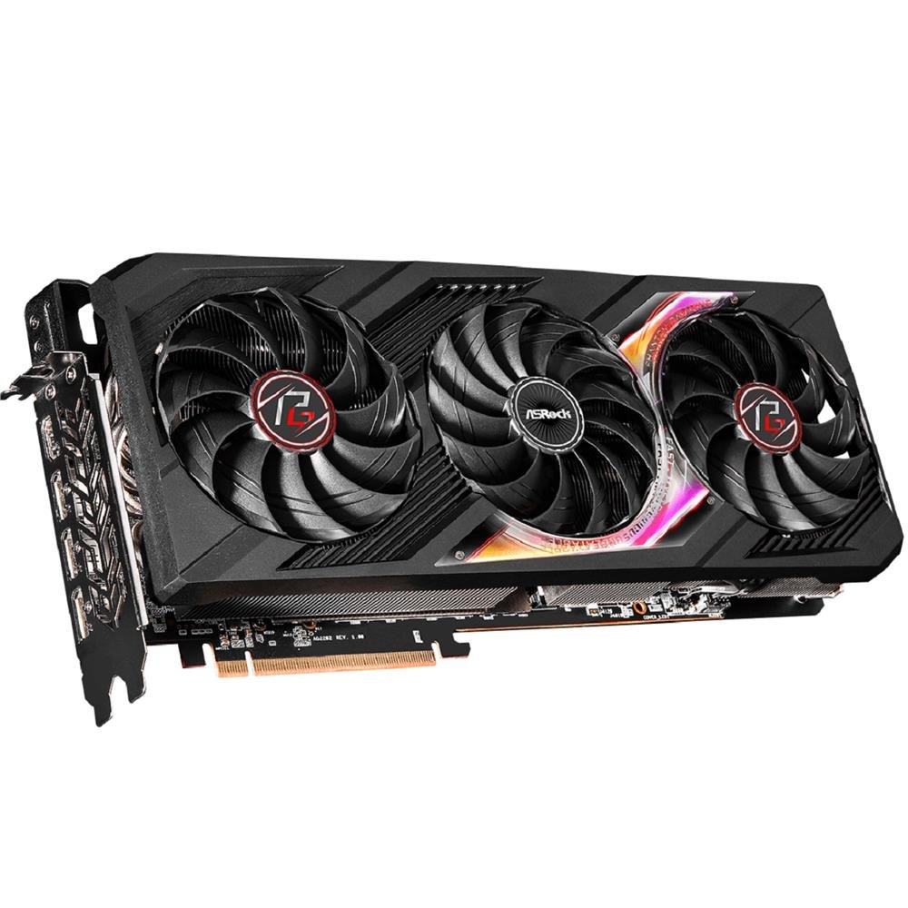 Placa De Video Asrock Radeon Rx 7900 Xt Phantom Gaming Oc, 20Gb, Gddr6, 320-Bit, Preto