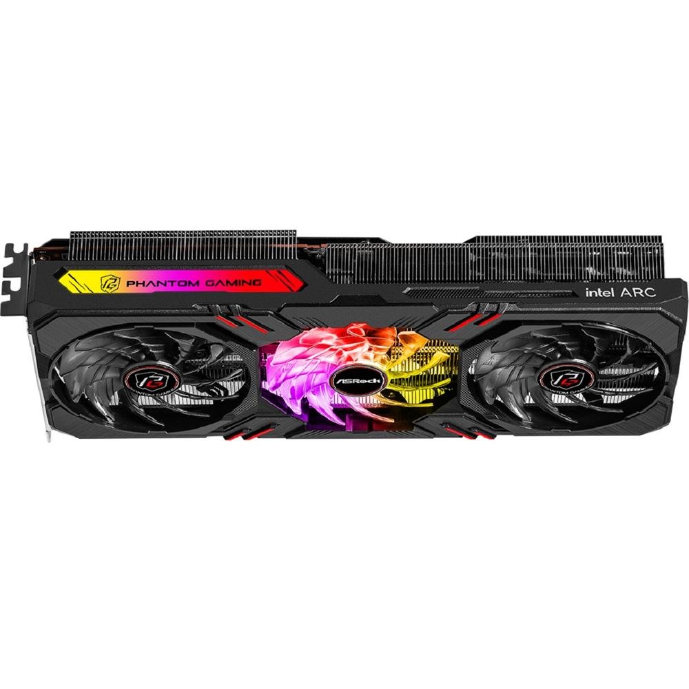 Placa de Vídeo ASRock Arc A770 Phantom Gaming OC, 16GB, GDDR6, 256-Bit, ARGB, Preto