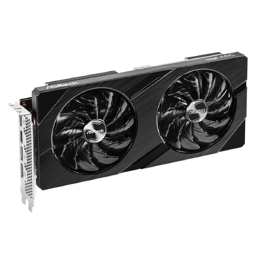 Placa de Video ASRock Arc A580 Challenger OC, 8GB, GDDR6, 256-Bit, Preto