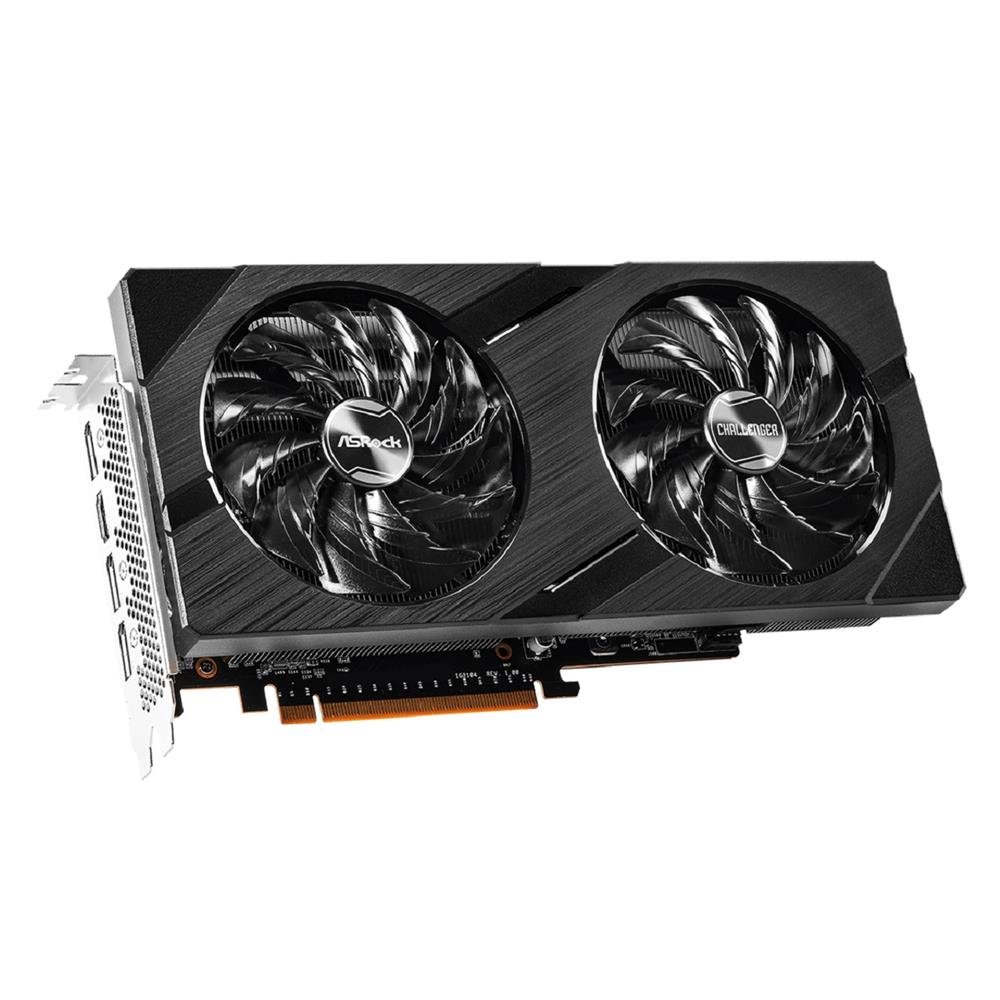 Placa de Video ASRock Arc A580 Challenger OC, 8GB, GDDR6, 256-Bit, Preto