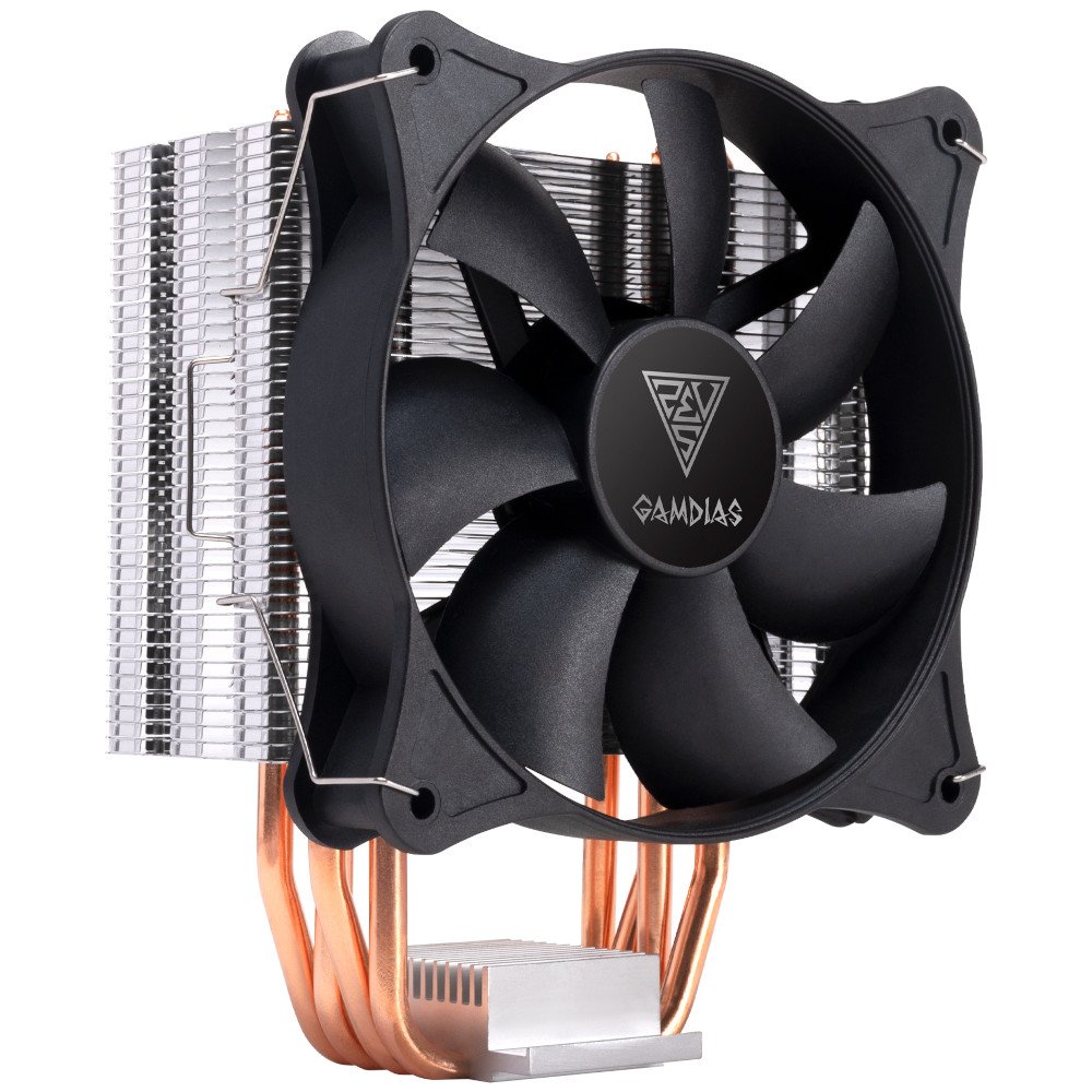 Cooler para Processador Gamdias Boreas E1-410, 120mm, Intel e AMD, Preto