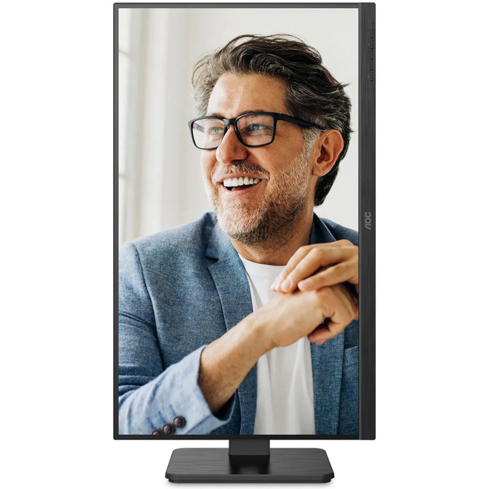 Monitor 21,5" Led Va Aoc 22p2um, Full Hd, Hdr, Hdmi E Display Port, Hub Usb, Ajuste Altura E Rotação