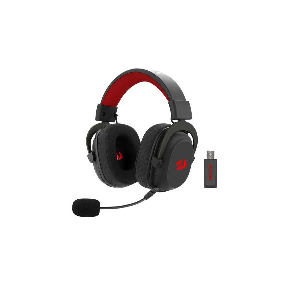 Headset Gamer Sem Fio Redragon Pro Zeus H510-PRO Preto