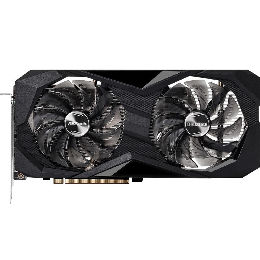 Placa de Vídeo ASRock Radeon RX 7600 Challenger OC, 8GB, GDDR6, 128-Bit, FSR, Ray Tracing, Preto