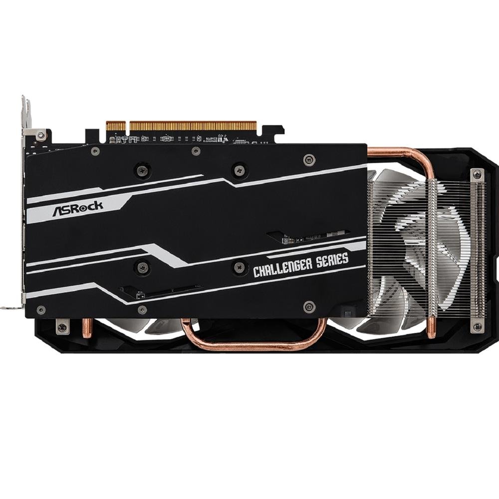Placa de Vídeo ASRock Radeon RX 7600 Challenger OC, 8GB, GDDR6, 128-Bit, FSR, Ray Tracing, Preto
