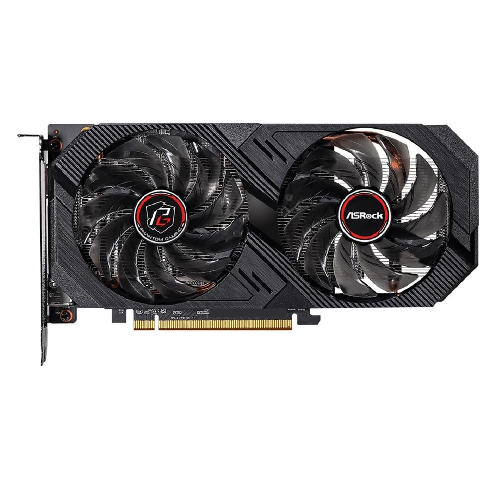 Placa de Video ASRock Radeon RX 6500 XT Phantom Gaming D OC, 4GB, GDDR6, 64-Bit, Preto