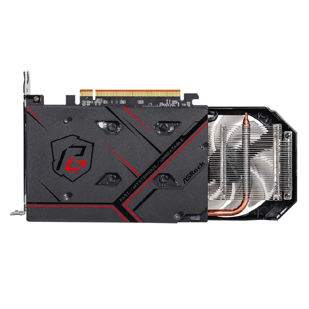 Placa de Video ASRock Radeon RX 6500 XT Phantom Gaming D OC, 4GB, GDDR6, 64-Bit, Preto