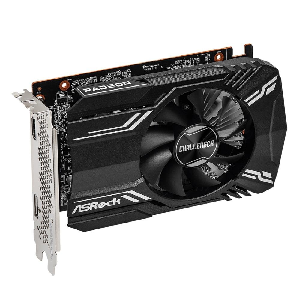 Placa de Video ASRock Radeon RX 6400 Challenger ITX, 4GB, GDDR6, 64-Bit, Preto