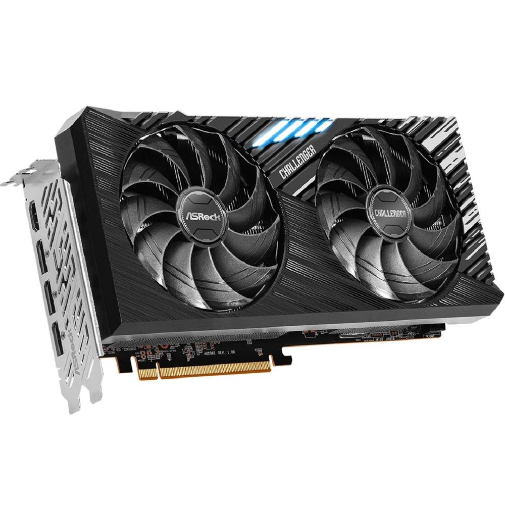 Placa de Vídeo ASRock Radeon RX 7900 GRE Challenger OC, 16GB, GDDR6, 256-Bit, Preto