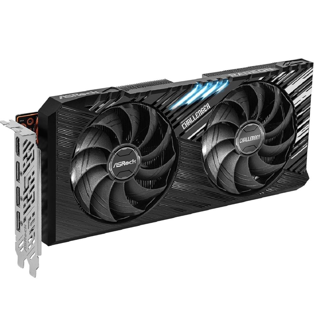 Placa de Vídeo ASRock Radeon RX 7900 GRE Challenger OC, 16GB, GDDR6, 256-Bit, Preto