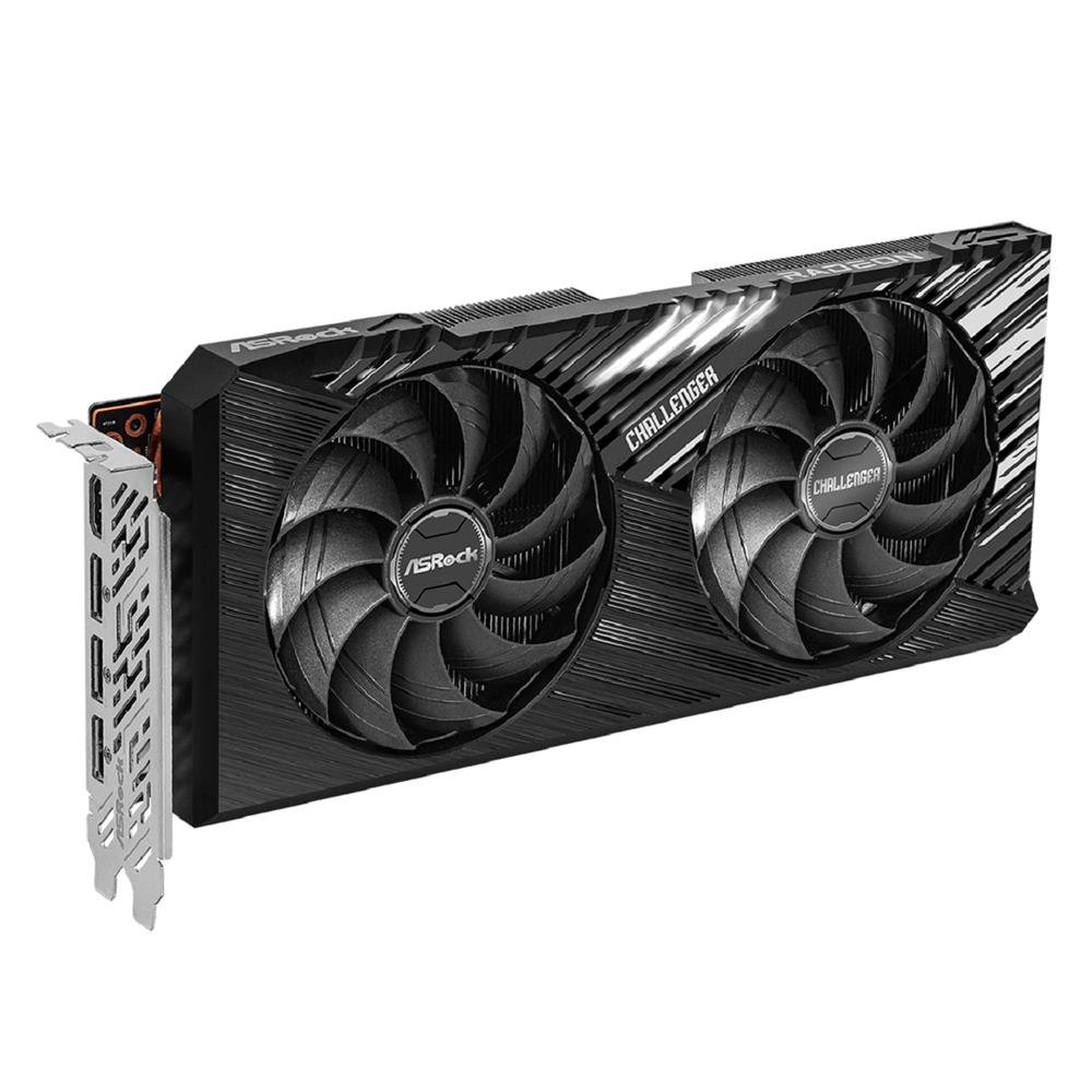 Placa de Video ASRock Radeon RX 7700 XT Challenger OC, 12GB, GDDR6, 192-Bit, Preto