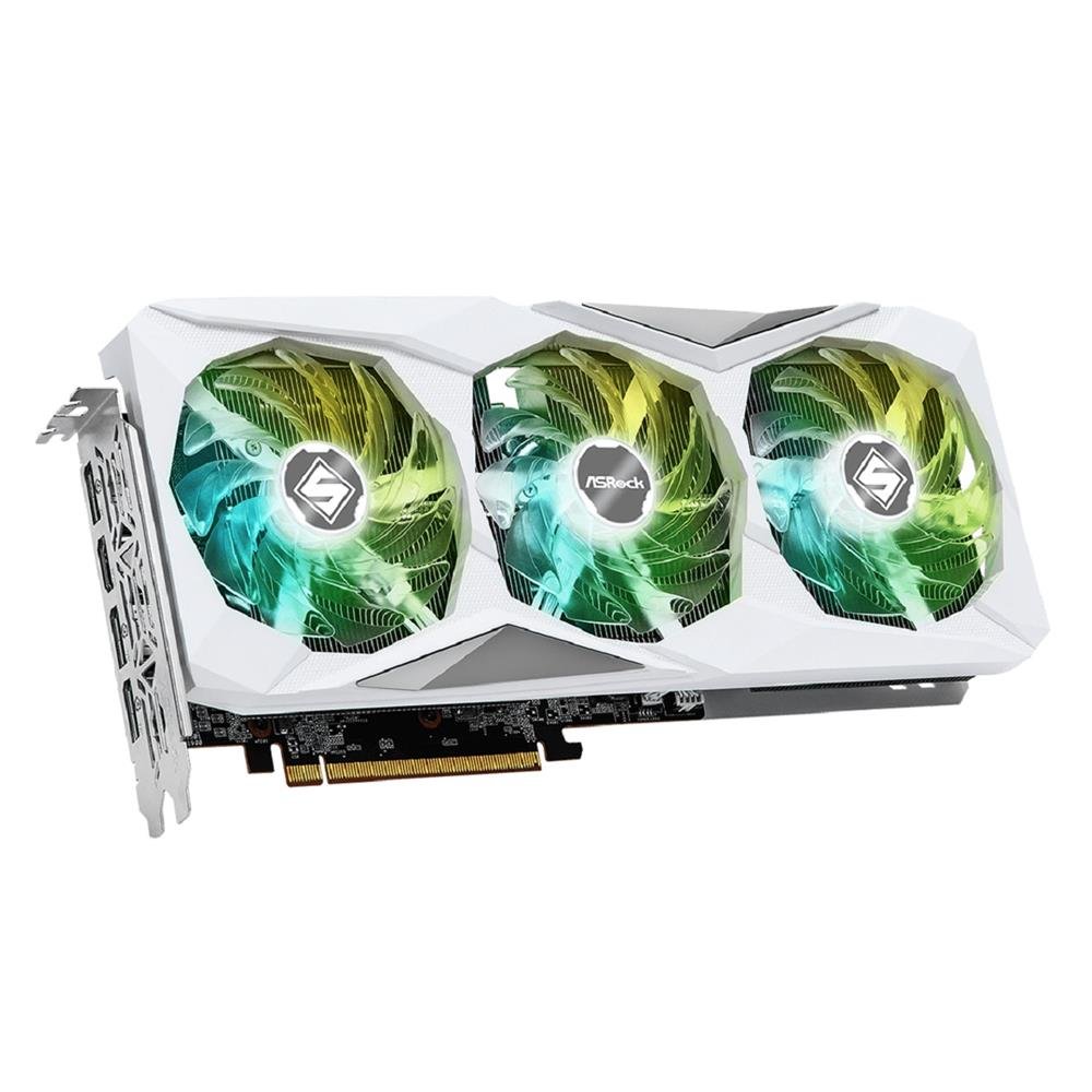 Placa de Video ASRock Radeon RX 7600 Steel Legend OC, 8GB, GDDR6, 128-Bit, FSR, Ray Tracing, Branco