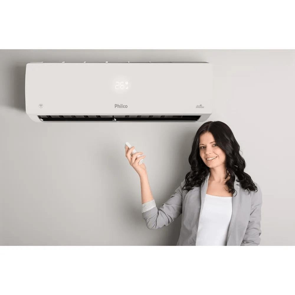 Ar Condicionado Split Hi Wall Philco Eco Inverter 24000 BTU/h Quente e Frio Monofásico PAC24000IQFM15 - 220 Volts