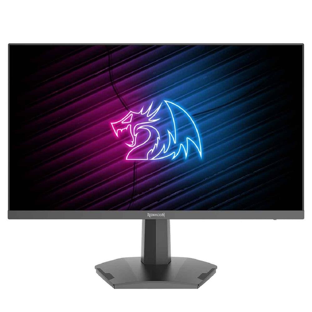 Monitor Gamer Redragon Azur 23.8", Ips, Full Hd, 165Hz, 1Ms, Freesync, Hdmi E Display Port, Preto