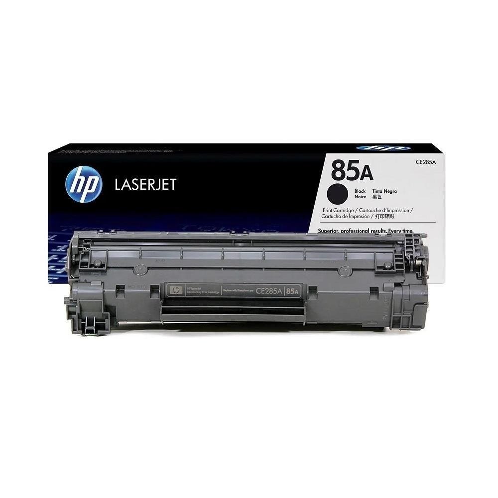Toner Hp 85a Preto Para Laserjet Pro (P1102, P1102w, P1102w, M1212nf Mfp E M1132), Ce285ab