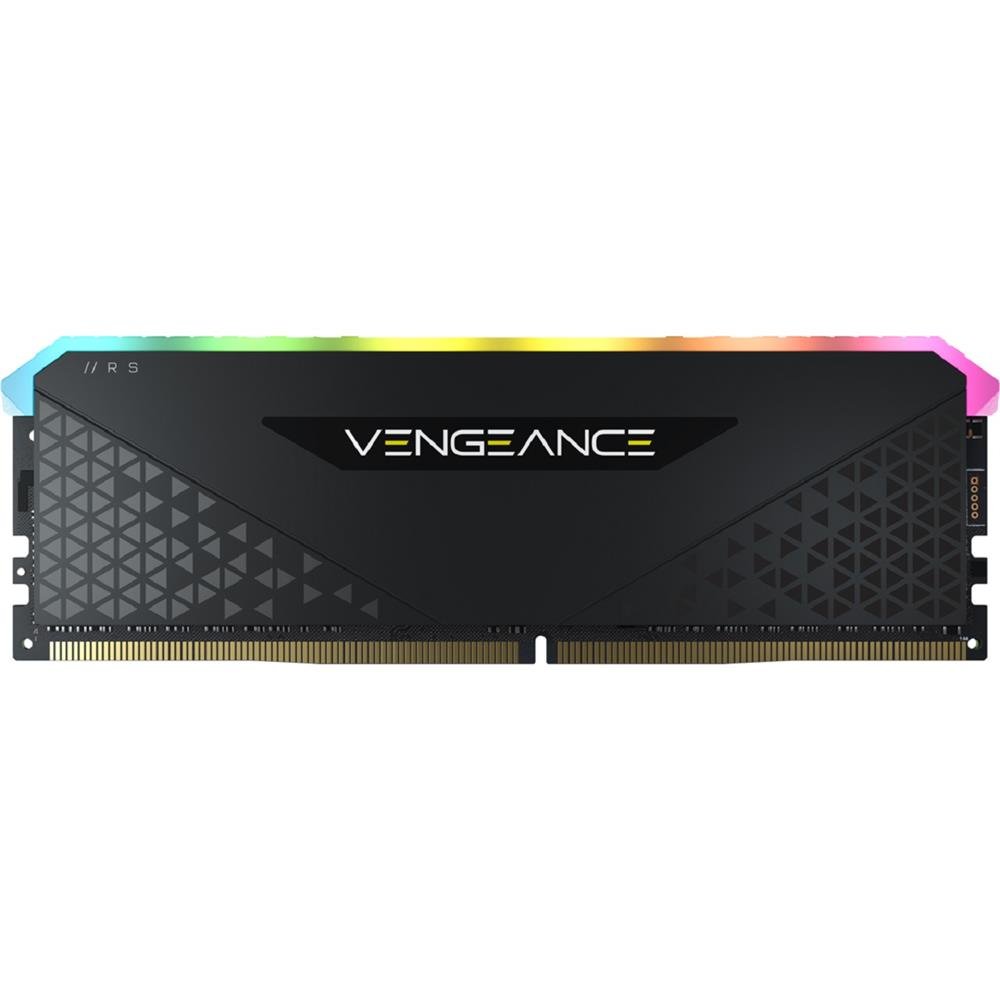 Memória Ddr4 Corsair Vengeance Rs Rgb, 8Gb, 3200Mhz, Preto