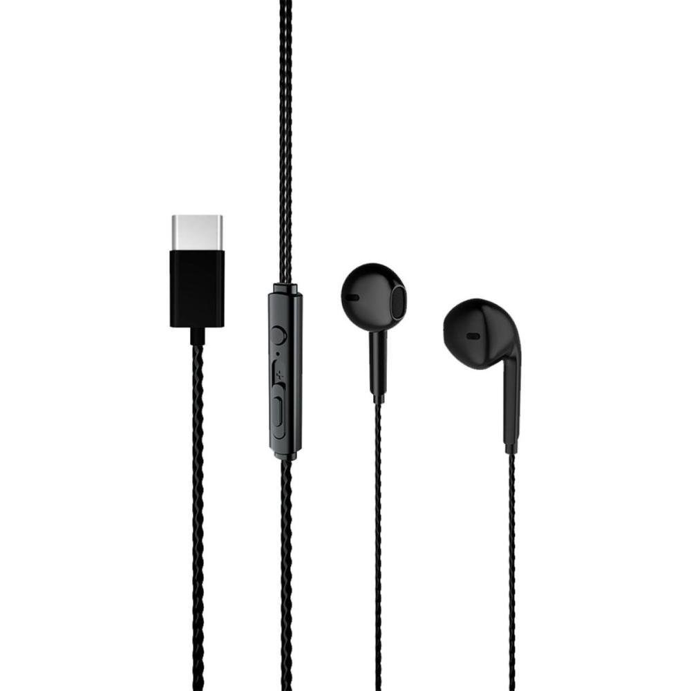 Fone de Ouvido Lecoo EH104 USB-C Preto Un.Venda: PC/1