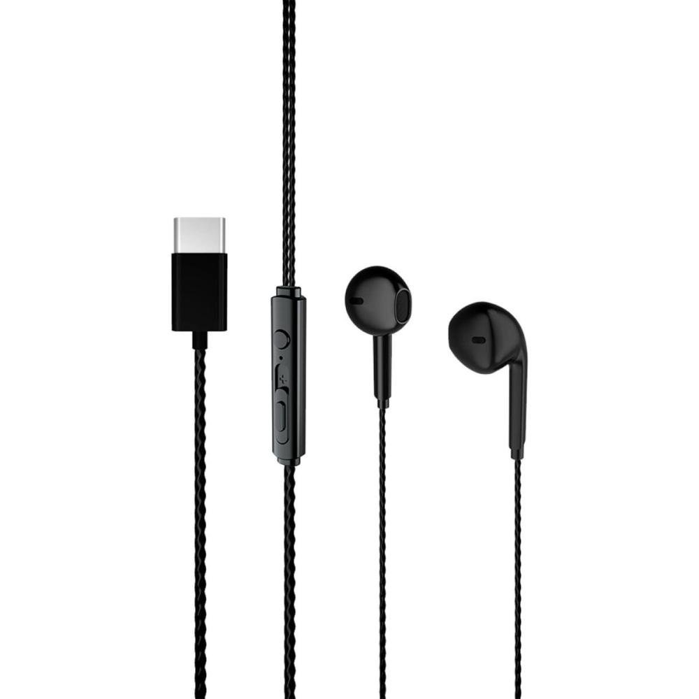 Fone de Ouvido Lecoo EH104 USB-C Preto Un.Venda: PC/1