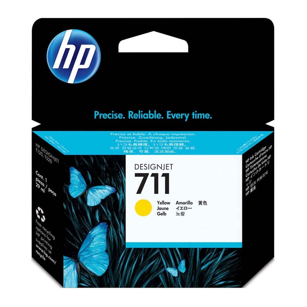Cartucho Hp Cz132ab N 711 Amarelo 29ml