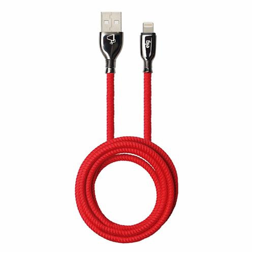 Cabo Lightning Braided Red - Recarga e Sincronizacao - 1 Metro - L810BRD