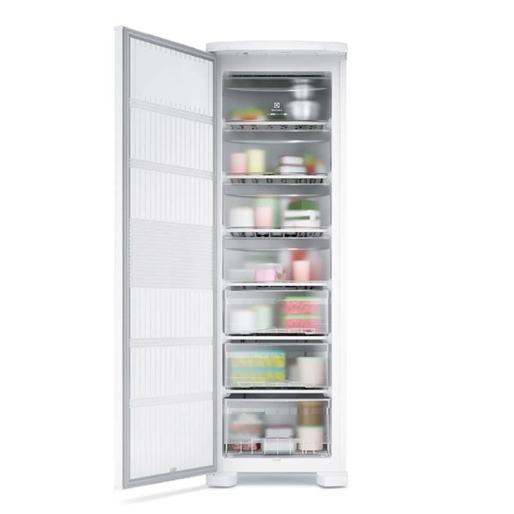 Freezer Vertical Electrolux 234 Litros Cycle Defrost Uma Porta Branco FE27 ¿ 220 Volts