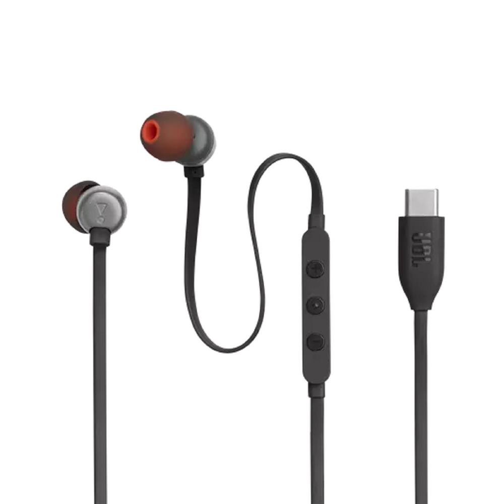 Fone de Ouvido JBL Tune 310C, USB-C, Pure Bass, In-ear, Preto