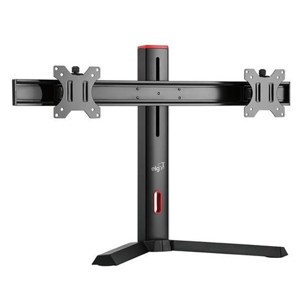 Suporte Articulado De Mesa Para 2 Monitores De 17" a 27" - Preto - MS2RB - ELG