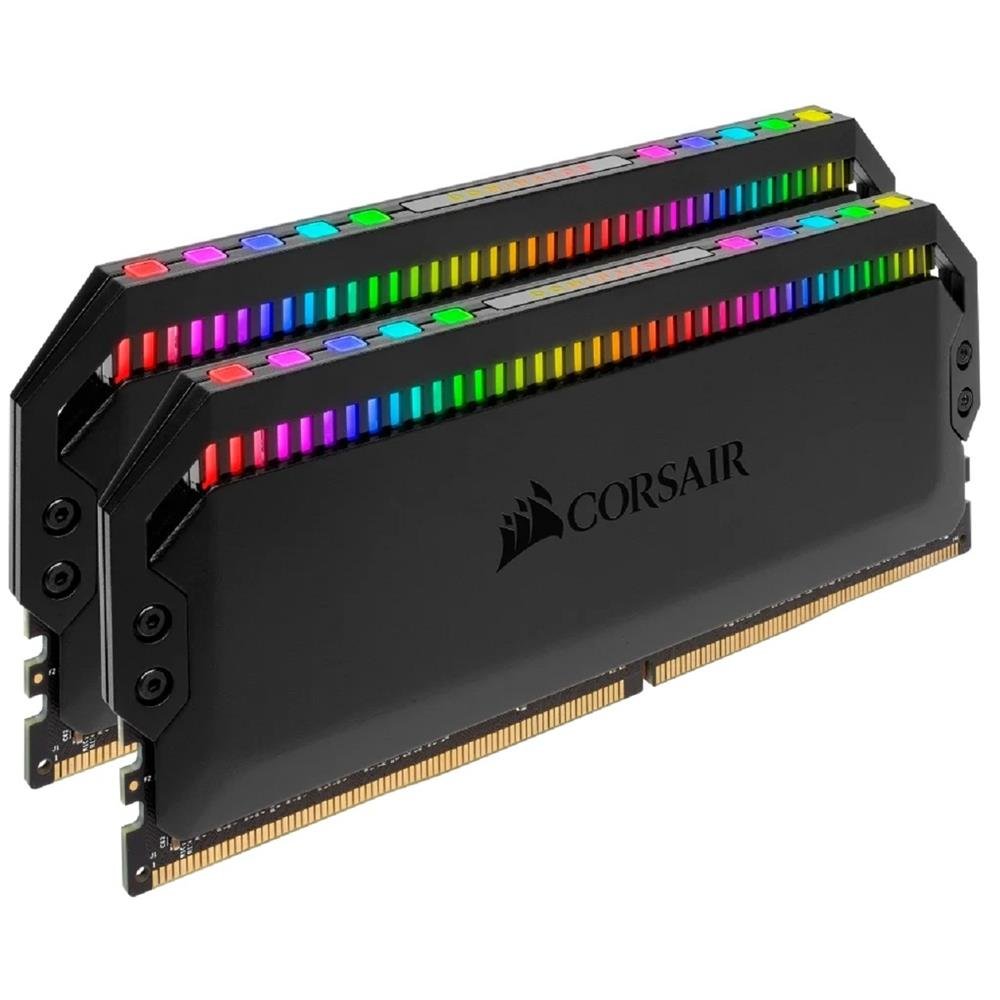 Memoria DDR4 Corsair Dominator Platinum RGB, 16GB (2x 8GB), 4800MHz, Preto