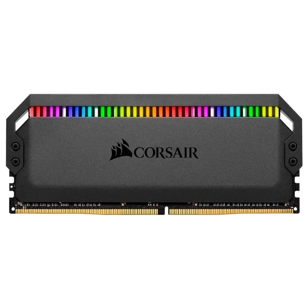 Memoria DDR4 Corsair Dominator Platinum RGB, 16GB (2x 8GB), 4800MHz, Preto