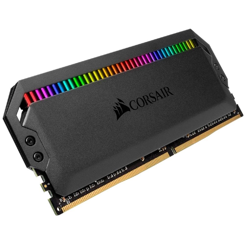 Memoria DDR4 Corsair Dominator Platinum RGB, 16GB (2x 8GB), 4800MHz, Preto