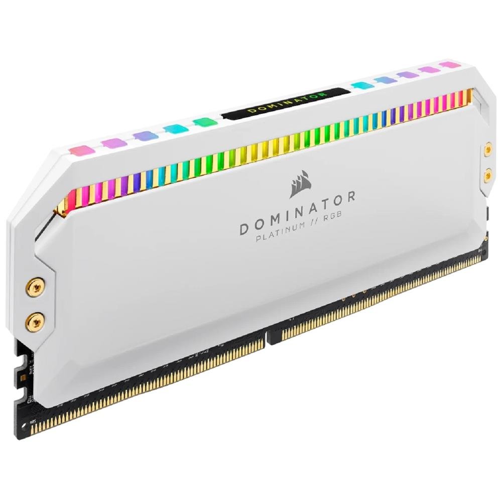 Memoria DDR4 Corsair Dominator Platinum RGB, 16GB (2x 8GB), 4800MHz, Branco