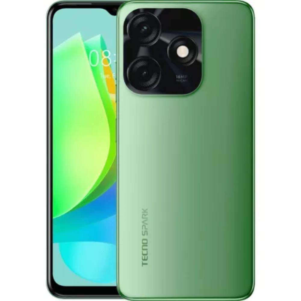 Smartphone Tecno Spark 10C 128GB 8GB RAM Tela Infinita de 6.6 Dual Sim Verde