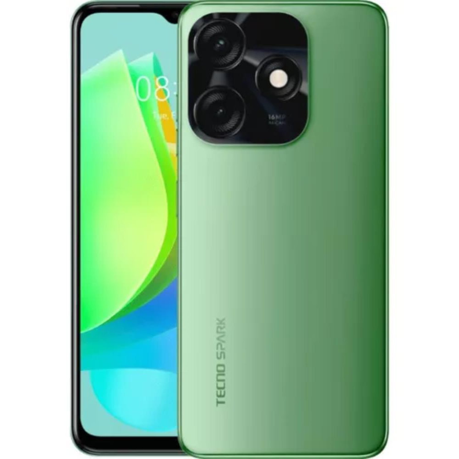 Smartphone Tecno Spark 10C 128GB 8GB RAM Tela Infinita de 6.6 Dual Sim Verde