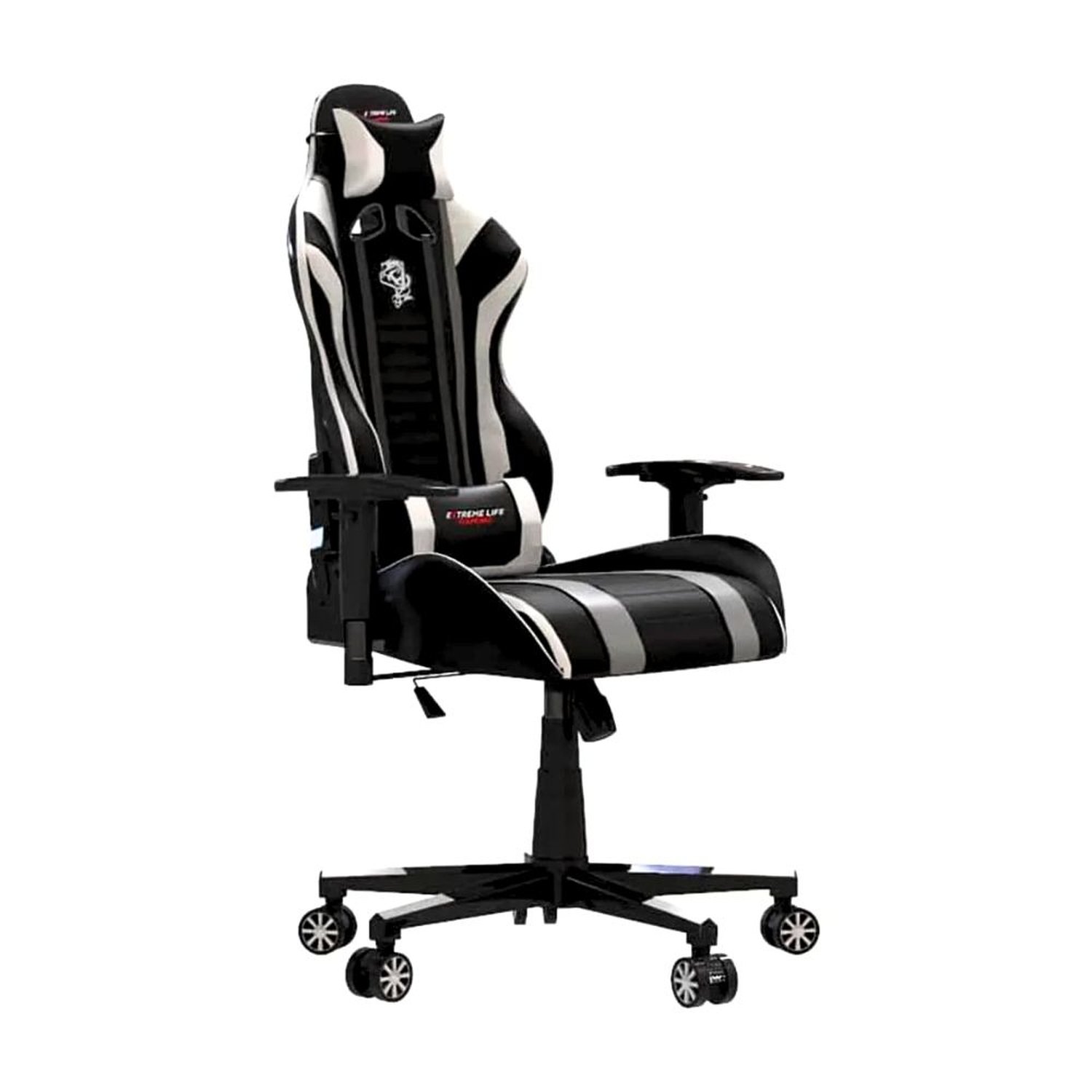 Cadeira Gamer Black Hawk Preto/Branco Ch05bkwh Elg