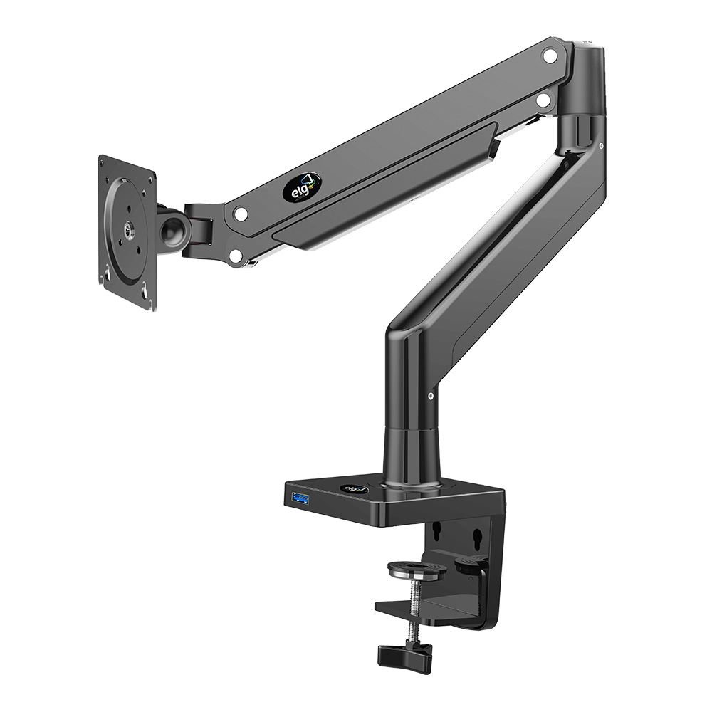 Suporte Ergonomico Articulado De Mesa Com Pistão a Gas p/ Monitor De 22 a 40 - Professional Series - F100APRO