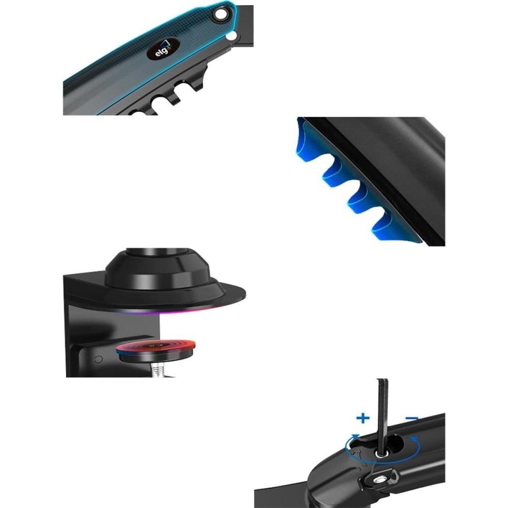 Suporte Torre Para Monitor Articulado 22-35" ELG FH80N Un.Venda: PC/1