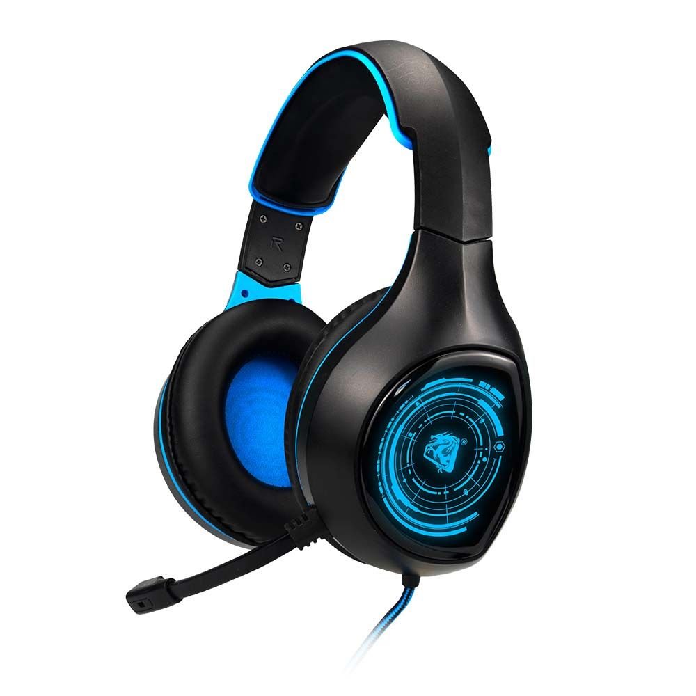 HGSR - Headset Gamer Saphyr P3+USB Multi Plataforma Led Azul - ELG