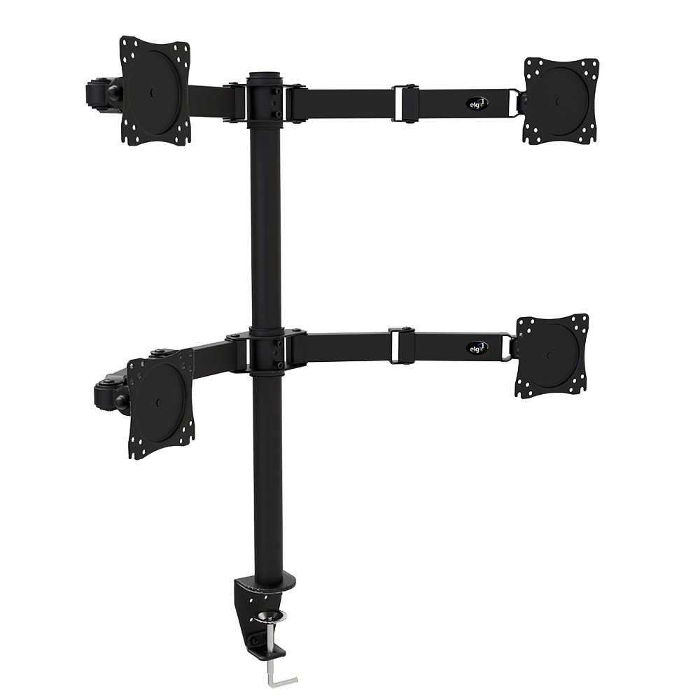 Suporte Ergonomico Tipo Torre Multiarticulado De Mesa p/ 4 Monitores De 14" a 27" - F50X4