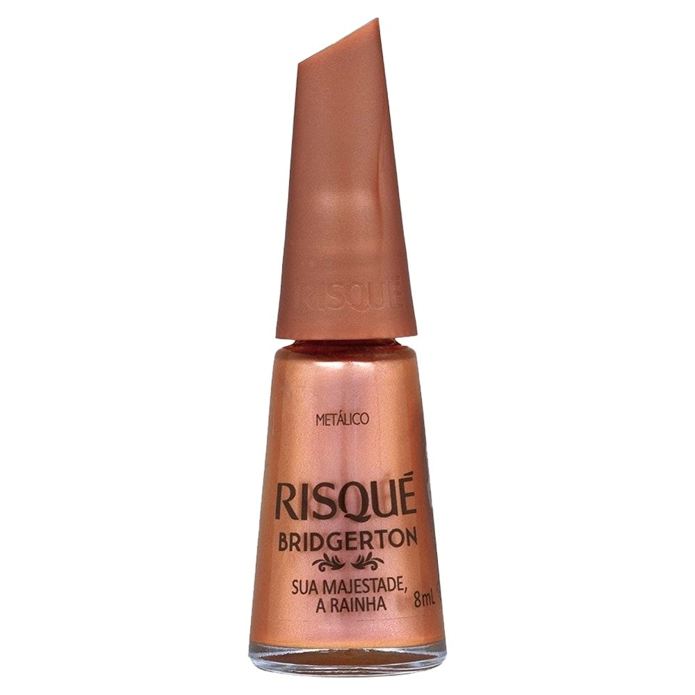 ESMALTE RISQUE METALIZADO SUA MAJESTADE A RAINHA COMERCIAL 8ML