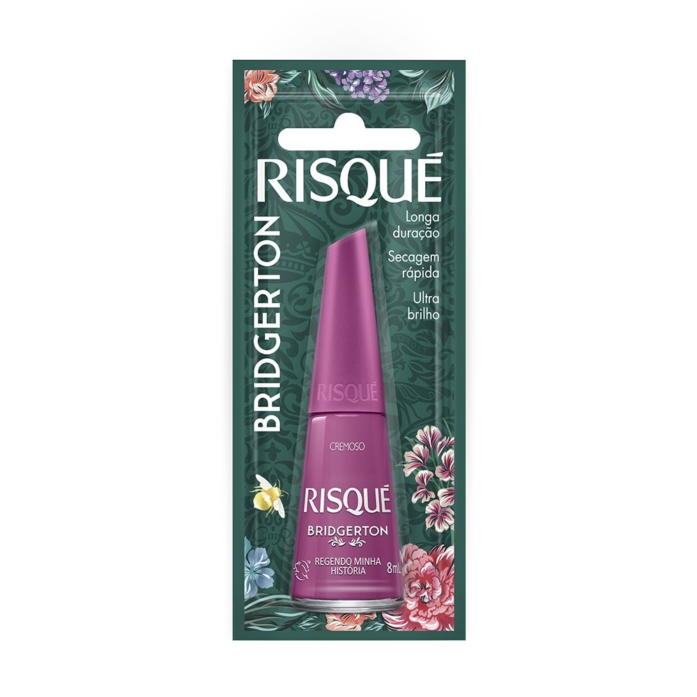 Esmalte Risque Cremoso Bridgerton Regendo Minha Historia Blister 8ml