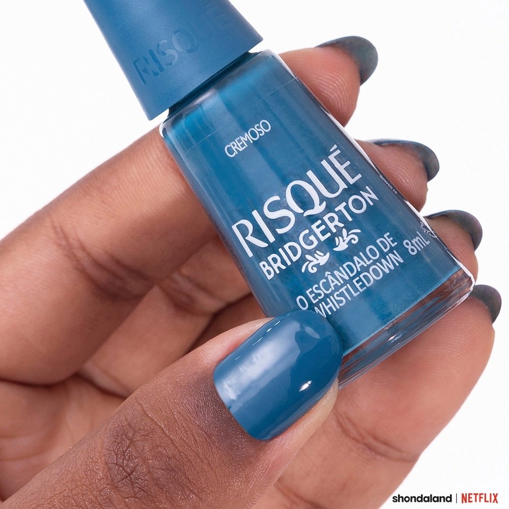 Esmalte Risqué Cremoso Bridgerton o Escândalo Whistledown Avulso 8ml