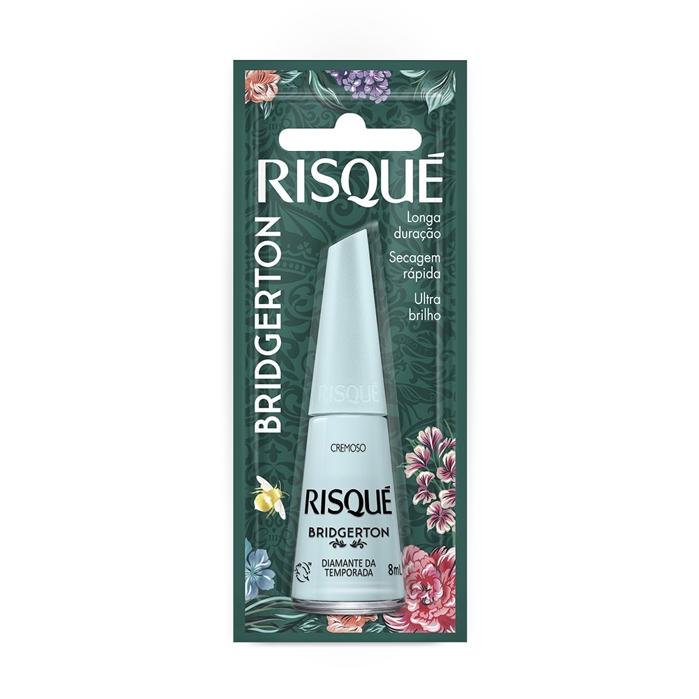 Esmalte Risqué Cremoso Bridgerton Diamante da Temporada Blister 8ml