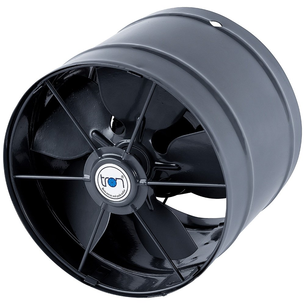 Exaustor Ventilador Axial Tron - 20cm, 1.700 Rpm, Grafite, Bivolt