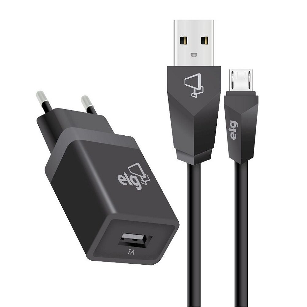 Kit Carregador De Parede Universal USB + Cabo Micro USB - KT510WC