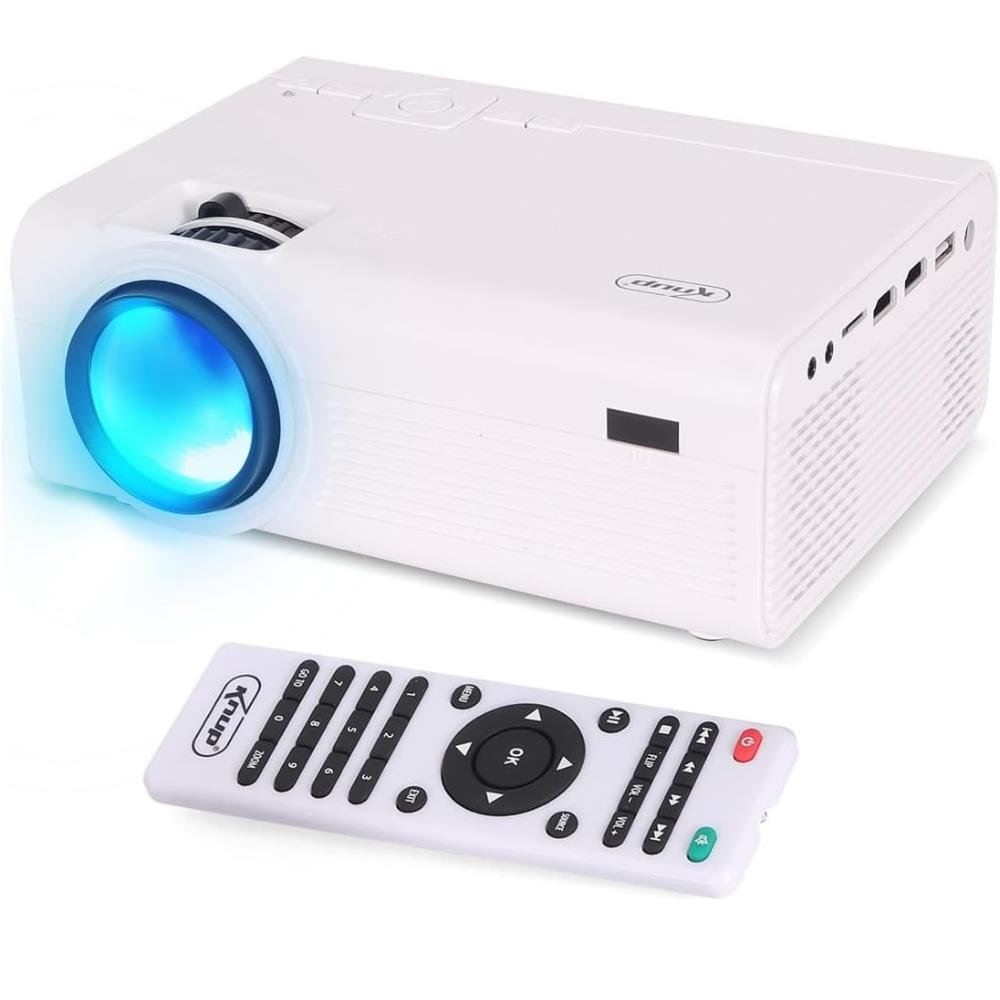 Projetor Led Multimidia Knup 1800 Lúmens Full Hd 1080p HDMI/USB KP-PJ002