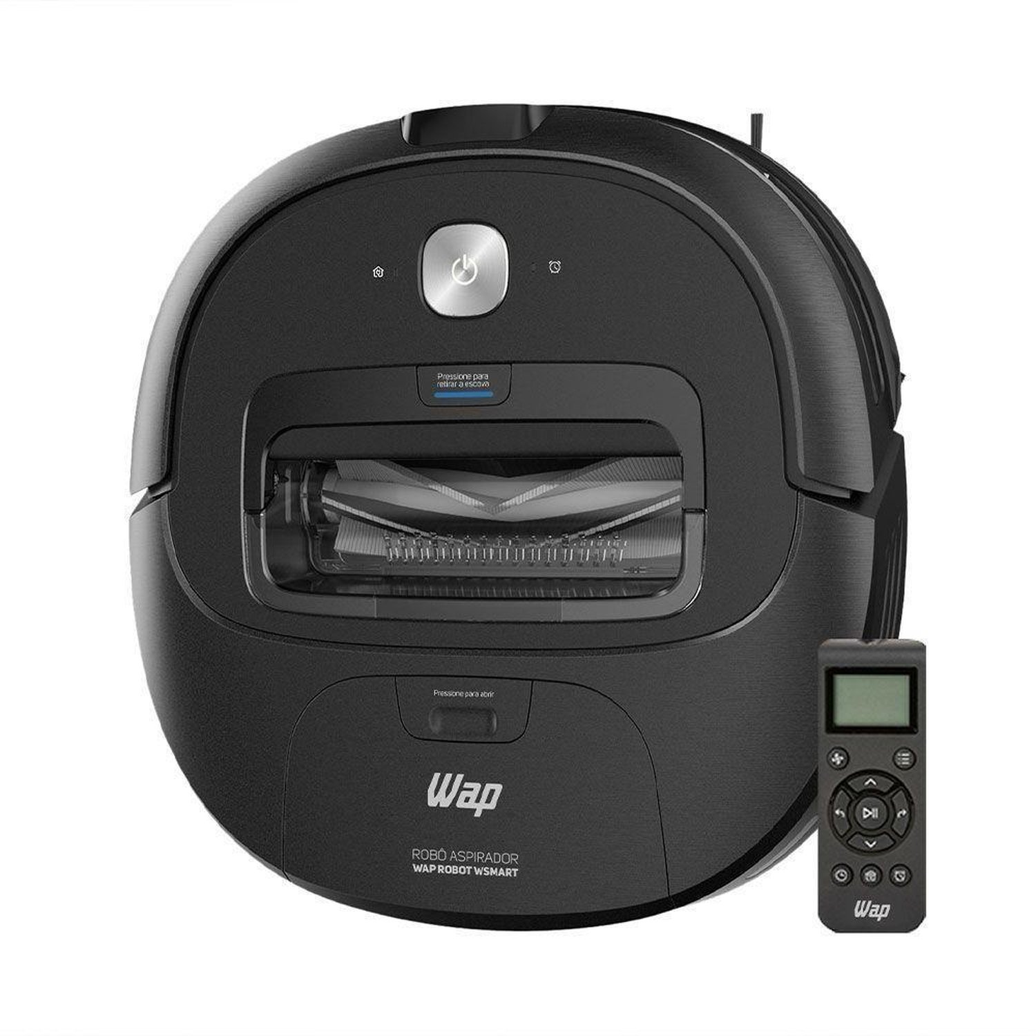 Robô Aspirador Pó WAP Robot Wsmart, Bivolt, Varre, Aspira, Passa Pano, Agenda horário de Limpeza, P