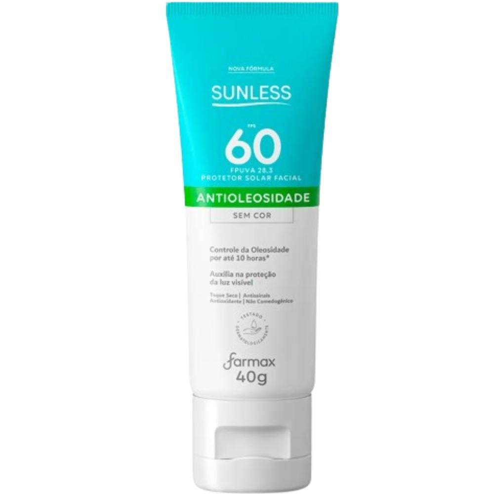 Protetor Facial Sunless Fps60 Sem Cor 40G