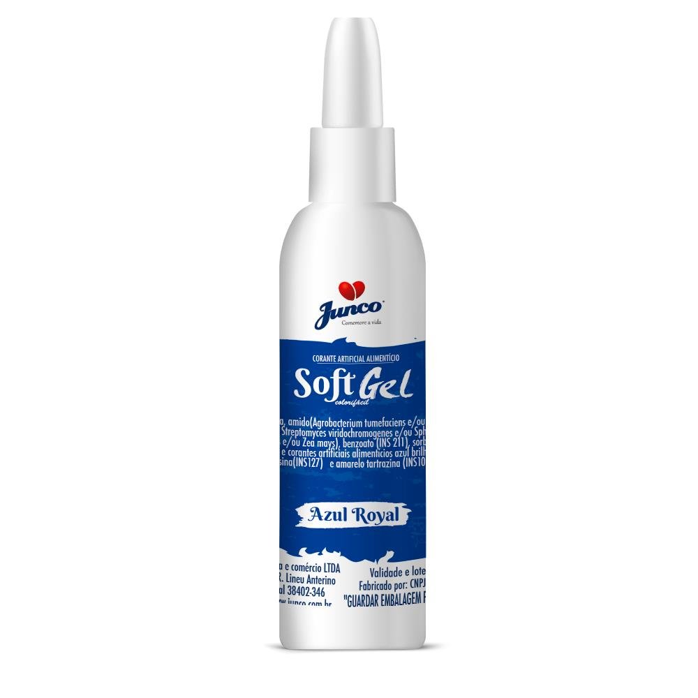 Corante Alimentício Soft Gel Azul Royal Junco 25g