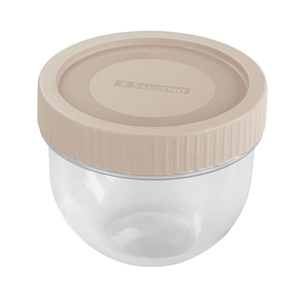 Caixa Promocional Potes Plasticos Sanremo 175 Ml Com 78 Potes Cores Diversas