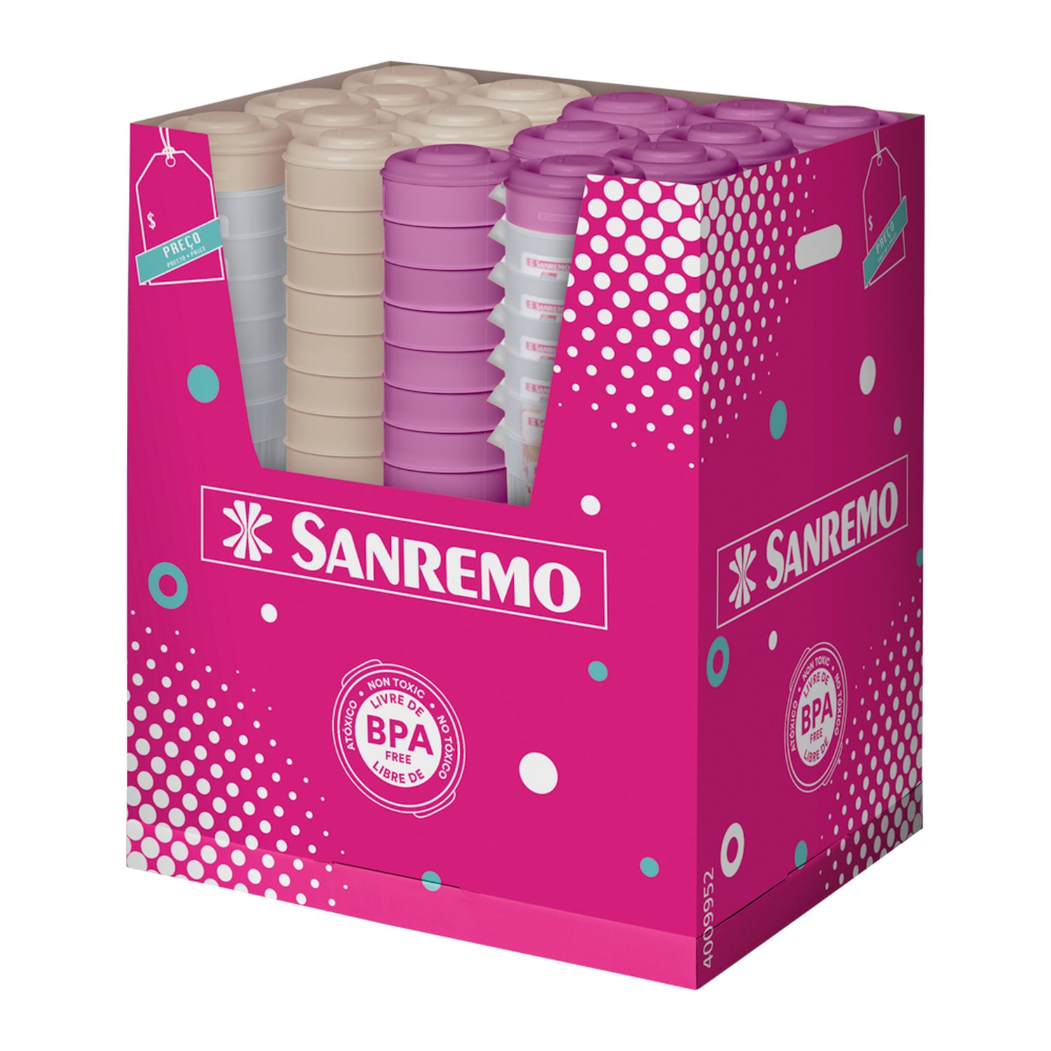 Jarra 2,0L Sanremo Caixa Promocional Com 110 Pecas